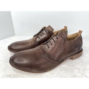 MOMA Italian Brown Leather Oxford Dress Shoes Mens Size 46 / 13 US Made In Italy